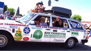This car has traveled over 13,000 miles on strictly hemp fuel.