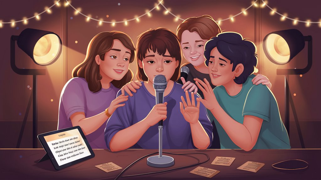 help timid artists perform