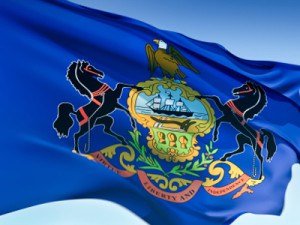Pennsylvania's flag.