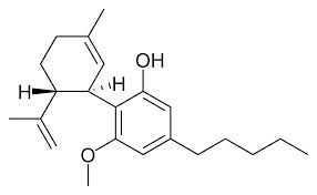 Cannabidiol, one of many compounds found in cannabis.