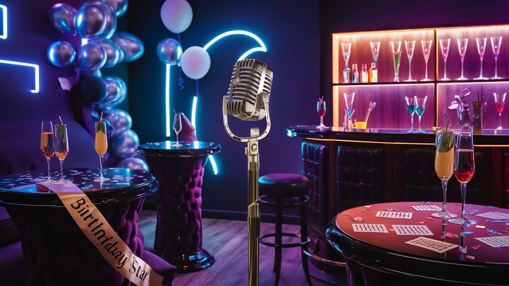 celebrate birthday with karaoke