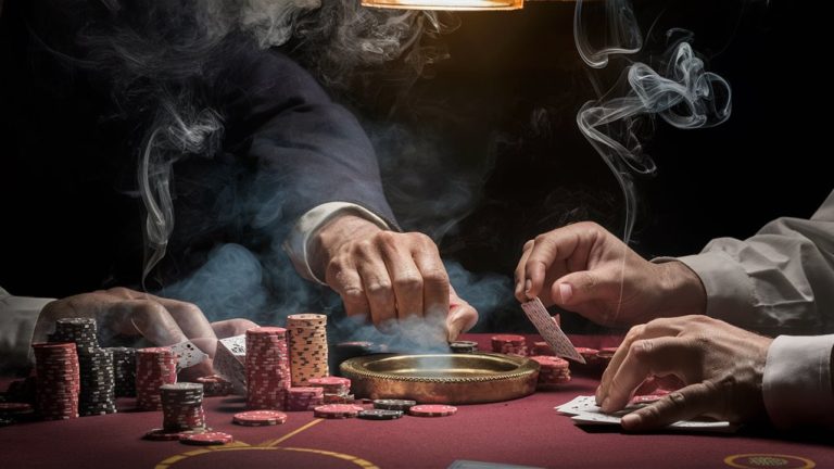 intense poker playing style