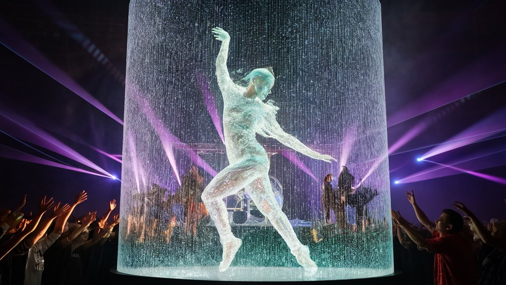 virtual dancing light shows