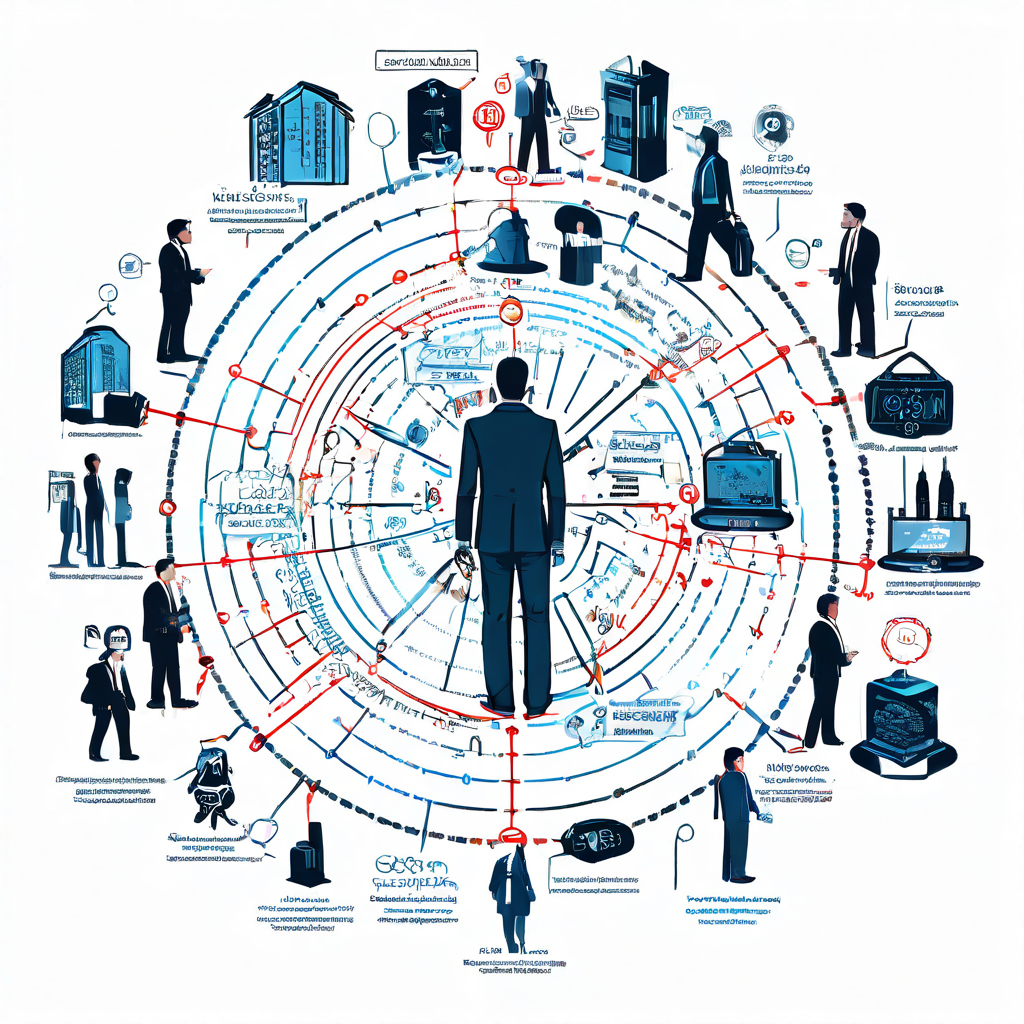 중고거래 사기 중독자의 반복적인 행동 패턴과 심리를 분석한 다이어그램으로, 기만과 절도를 통해 범죄를 저지르고 다시 새로운 사기를 계획하는 악순환의 과정을 설명하는 이미지.