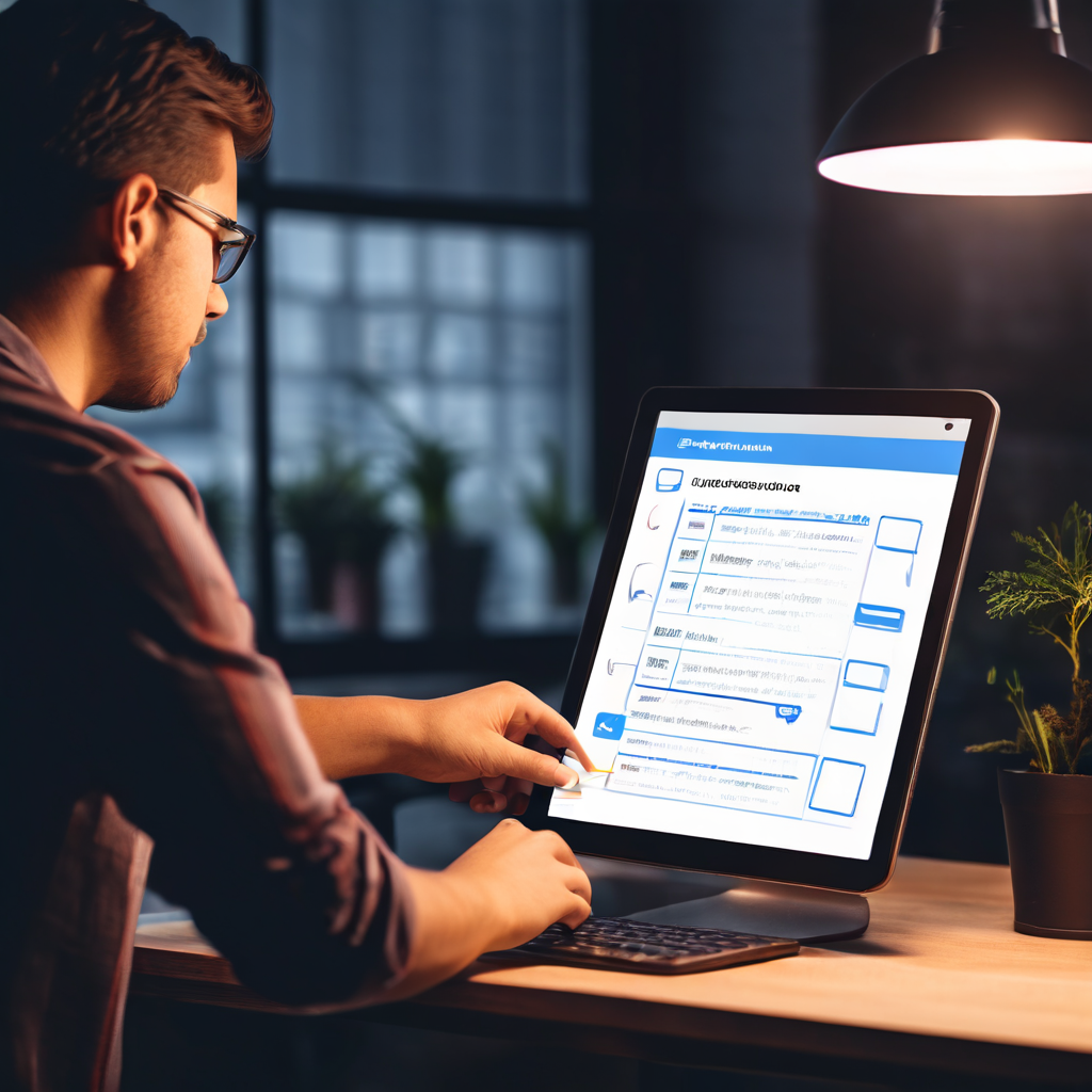 시스템 담당자가 체크리스트 항목을 하나씩 따라가며 시스템의 안정성과 기능을 직접 검증하는 체계적인 절차를 보여주는 그림.