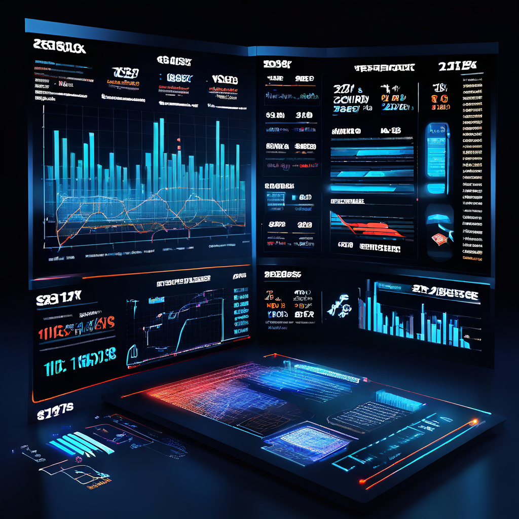 디지털 스포츠북 인터페이스에서 정교하게 변화하는 데이터 시각화와 그래프 옆에 상세한 스포츠 카테고리가 표시되어, 온라인 베팅의 정밀함과 기술 발전을 상징하는 모습을 담고 있습니다.