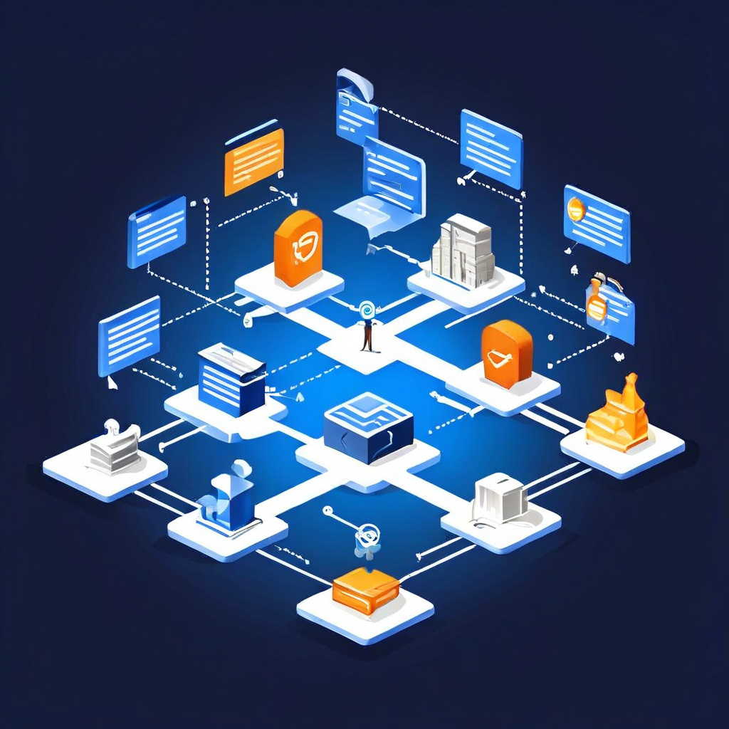 웹사이트 정책 문서들을 비교하여 사용자가 적절한 정책을 선택할 수 있도록 체크표시와 화살표로 안내하는 시각적 플로우차트를 보여주는 이미지입니다.