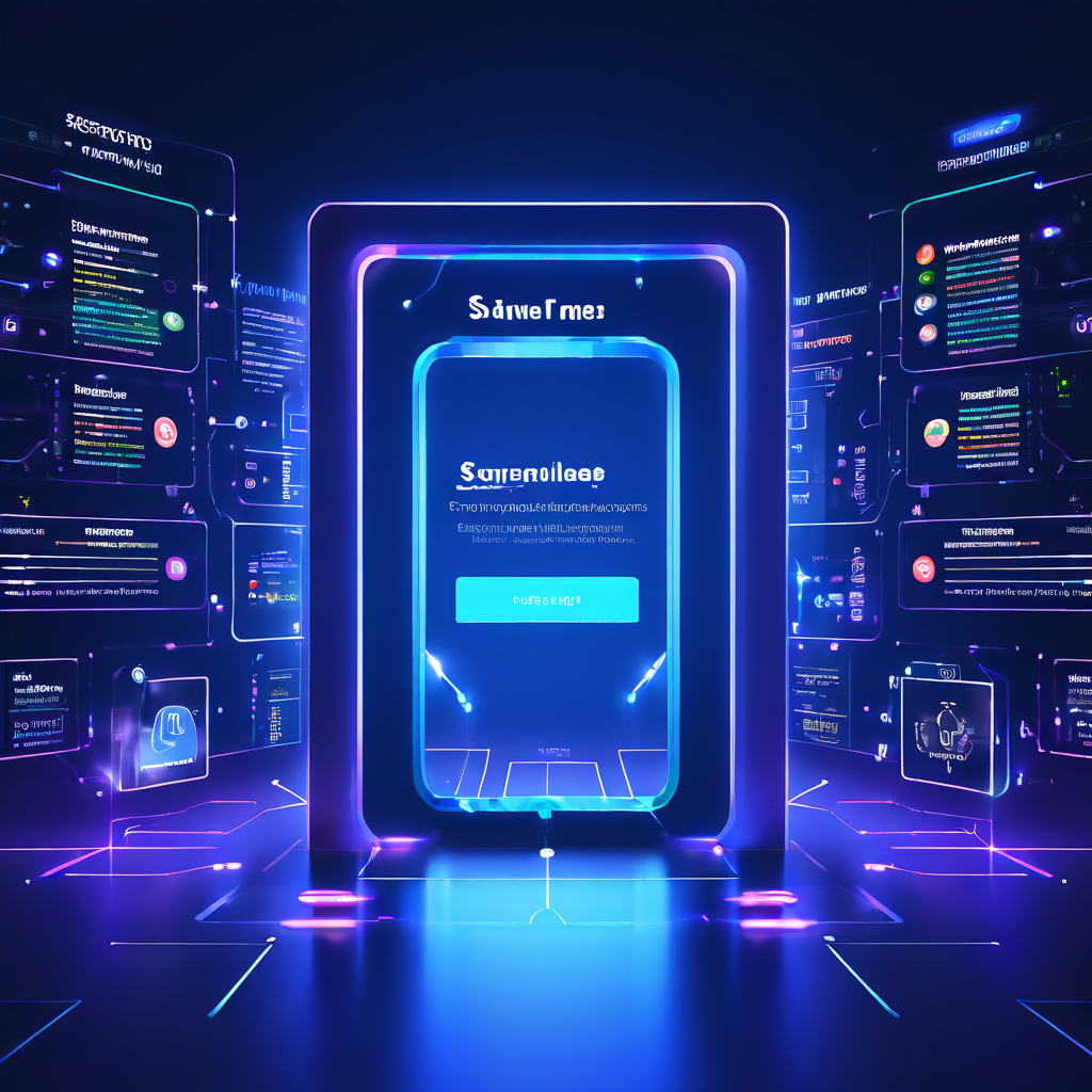 하나의 안전한 게이트웨이를 통해 여러 신뢰할 수 있는 플랫폼에 접근할 수 있으며, 전면에는 통합되고 간소화된 회원가입 양식이 배치된 개념을 시각화한 이미지입니다.