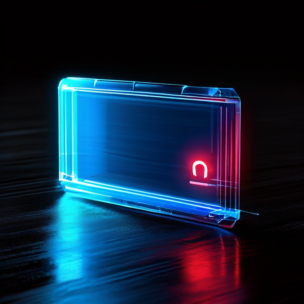 웹 브라우저의 주소창이 보안의 첫 번째 방어선임을 상징적으로 나타내며 빛나고 있는 디지털 보안 개념 이미지입니다.