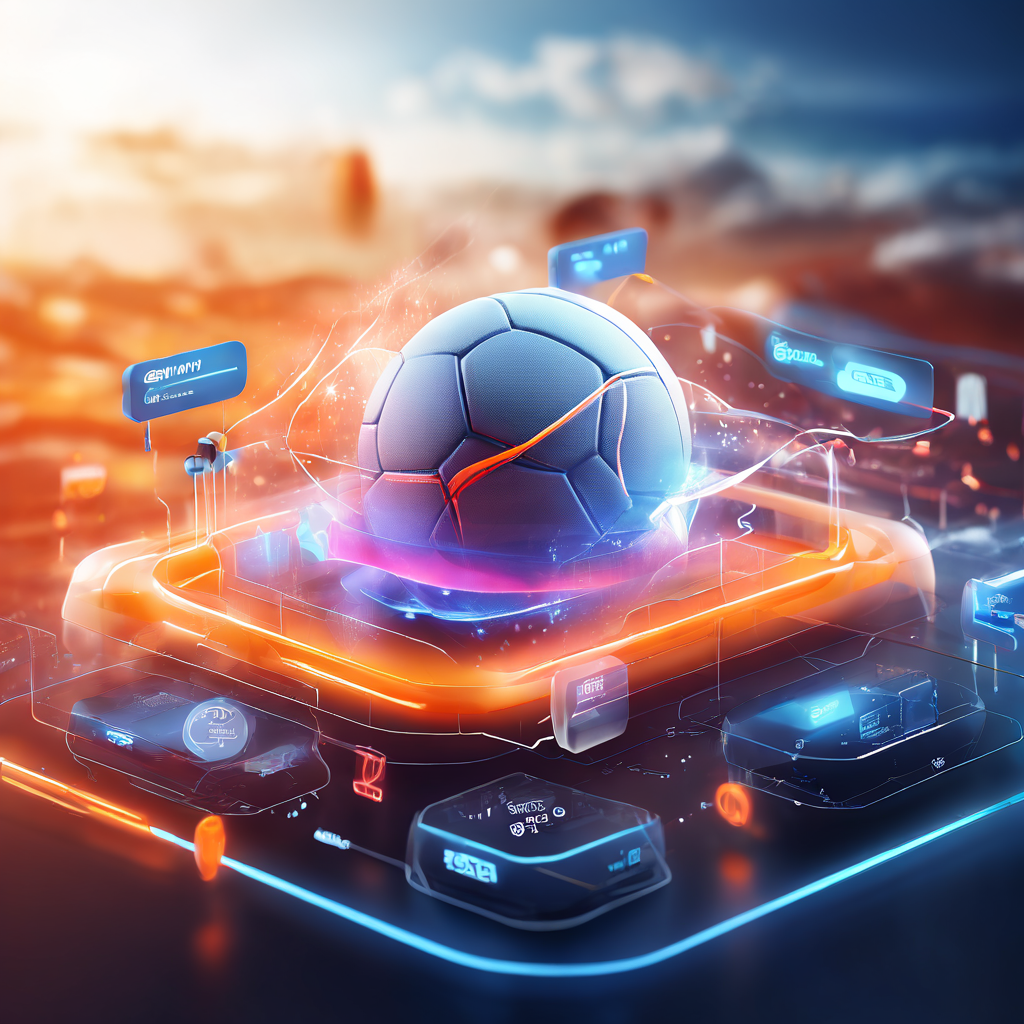Sleek digital interface showing real-time in-play market data flow with cloud connectivity and secure operational layers for an...